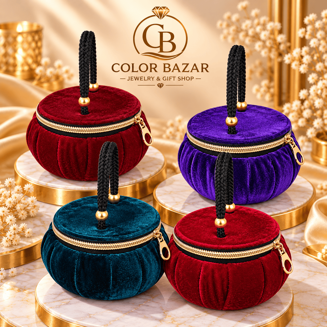 Velvet Jewelry Box